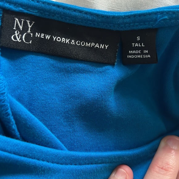 ST Blue NY&Co Dress with Pockets - Picture 4 of 4